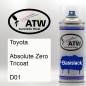 Preview: Toyota, Absolute Zero Tricoat, D01: 400ml Sprühdose, von ATW Autoteile West.